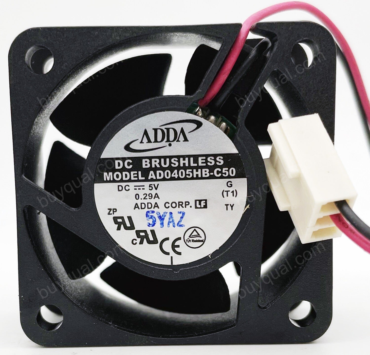 ADDA AD0405HB-C50 5V 0.29A 2wires Cooling Fan ADDA AD0405HB-C50 5V 0.29A 2wires Cooling Fan